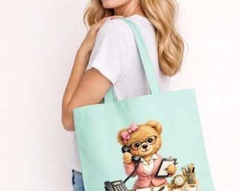 Secretaressetas teddybeer – kawaii-kantoorstijl