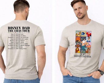 Disney dad era tour Disney men’s  t-shirt, Disney t-shirt, Disney fashion, Disney clothes, Disney tops, Disney tee, Disney lover,