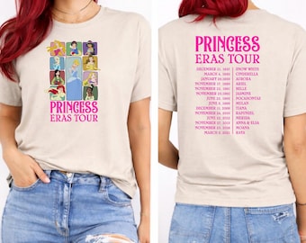 Princess eras tour unisex Disney t-shirt, Disney t-shirt, Disney fashion, Disney clothes, Disney tops, Disney tee, Disney lover