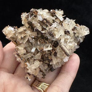 Hemimorfiet-goethietmineraal 48 gram; Mooie combo! Cadeau-idee voor liefhebbers van kristal, mineralen en natuur!