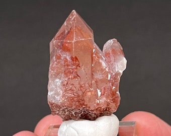 | de quartz fantôme rouge | de quartz Ishuko  | d’hématite rouge Zambie