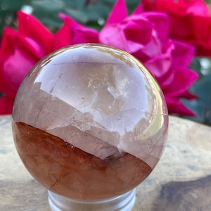 Fire Quartz Sphere | Hematite & Quartz | 53mm