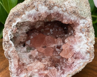 Pink Amethyst Crystal Geode 152 Grams