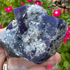 Fluorite Milky Way Pocket, Diana Maria Mine |  Crystal Mineral 196grams. UV Reactive