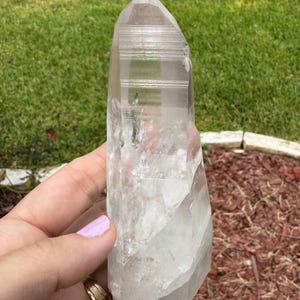 Lemurian Crystal Quartz 188gram | Healing Energy Crystal for Crystal, Mineral, Nature Collectors, Healers and Enthusiasts!