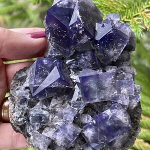 Purple Rain Pocket, Lady Annabella Mine UK Fluorite Old