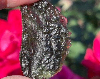 Seltene Moldavit Czech ""Chlum"" Authentisch Groß 12,6g." Kristall, Transformationsstein