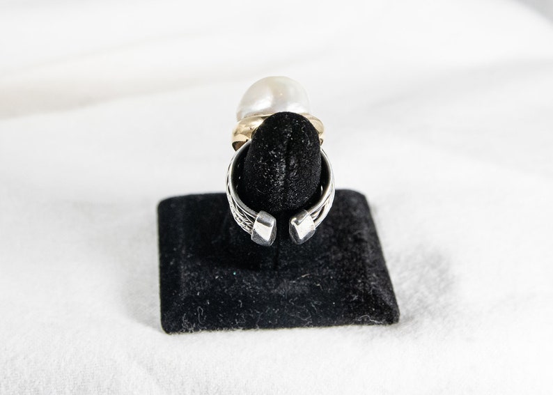Rizzo Designs Pearl Ring and Earrings Set