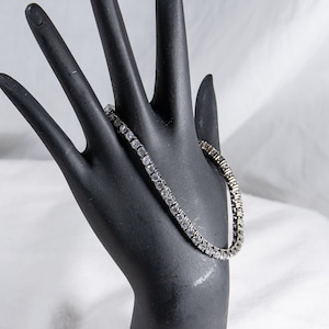 Sterling Silver Cubic Zirconia Tennis Bracelet