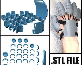 Universal Cosplay Handrüstung Gauntlet (3D-Modell) (STL)