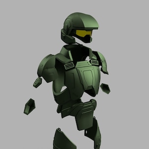 Sci-fi Marine Rüstung Kostüm STL (3D Modell)