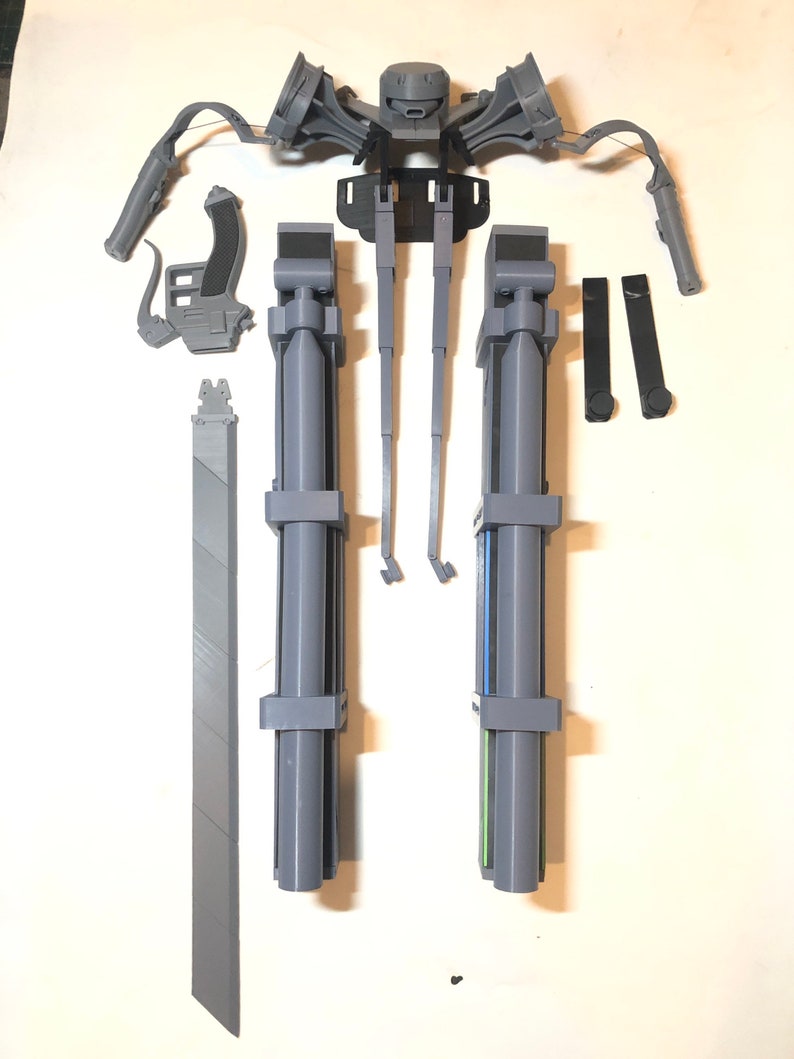 Attack on Titan 3DMG ODM Gear Swords 3D MODEL Etsy