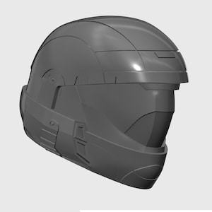 Sci-Fi 8 Helm - (3D MODELL - STL)