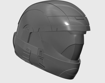 Sci-Fi 8 Helmet - (3D MODEL - STL)