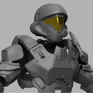 Sci-fi HellJump Armor Costume STL (3D Model)