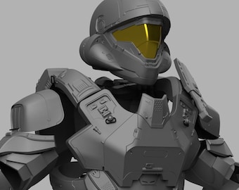 Sci-fi HellJump Armor Costume STL (3D Model)