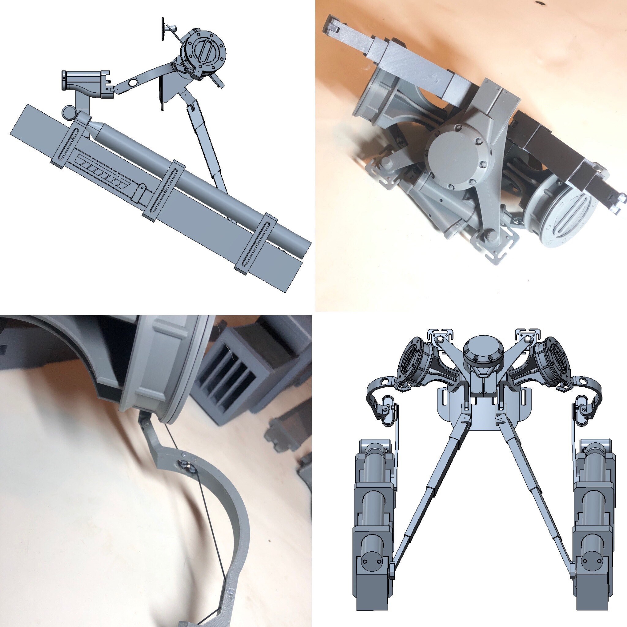 Attack on Titan 3DMG ODM Gear Without Swords 3D MODEL STL