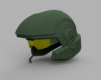 Sci-fi Marine Helmet STL (3D Model)