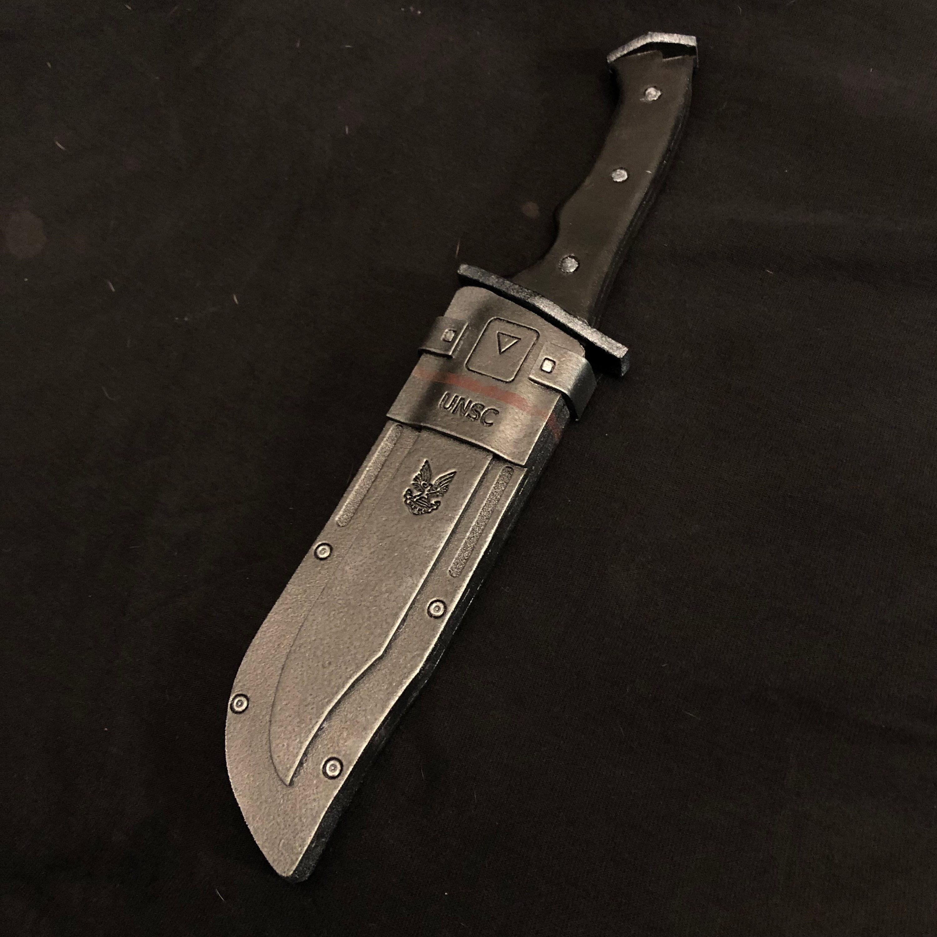 FOAM HaloInspired combat knife prop with sheath Etsy