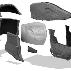 Sci-Fi 4 Helmet (3D MODEL - STL)