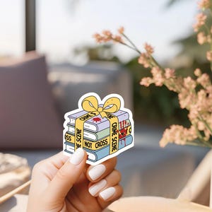 True crime sticker- sticker for True crime fan- bookish sticker- mystery reader gift- gift for readers- book lover gift- True crime gift