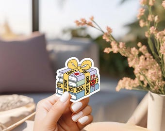 True crime sticker- sticker for True crime fan- bookish sticker- mystery reader gift- gift for readers- book lover gift- True crime gift