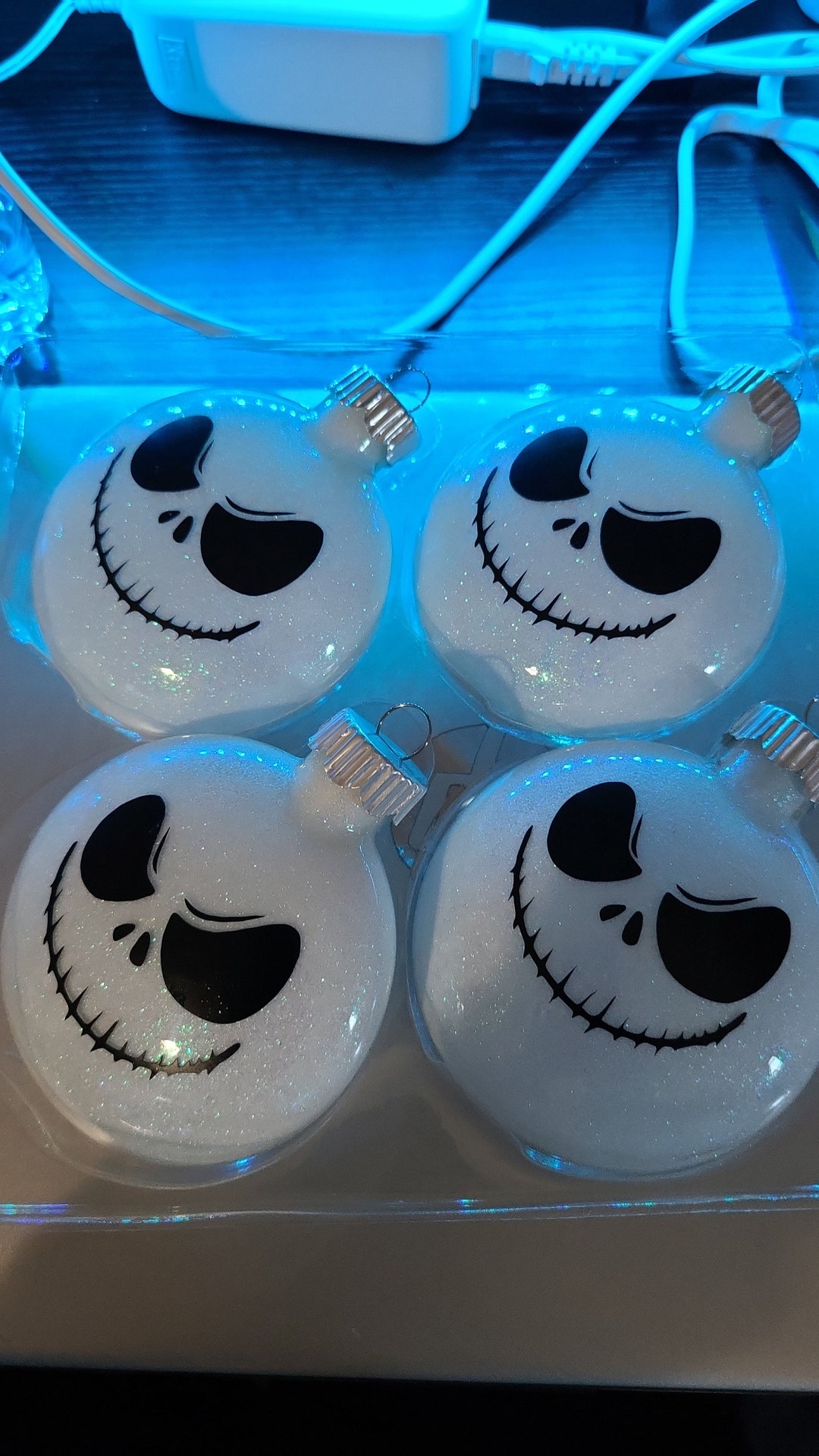 Nightmare Before Christmas Glitter Ornament Christmas Ornaments Jack