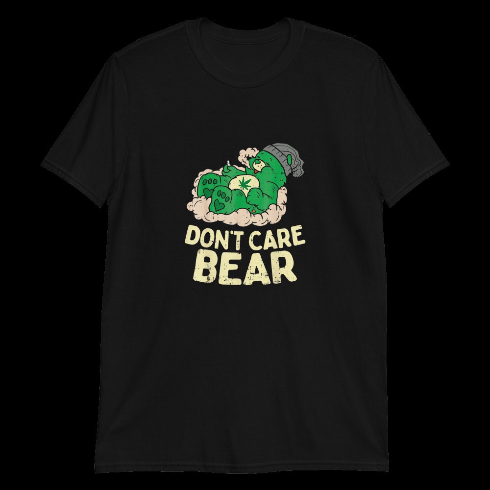 Funny Weed Smoking Tee Stoned Care Bear Marijuana shirt | Etsy