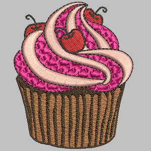 machine embroidery design cupcakes perfect for embroidery on aprons or other gifts
