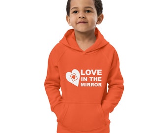 Love in the Mirror Kids eco hoodie