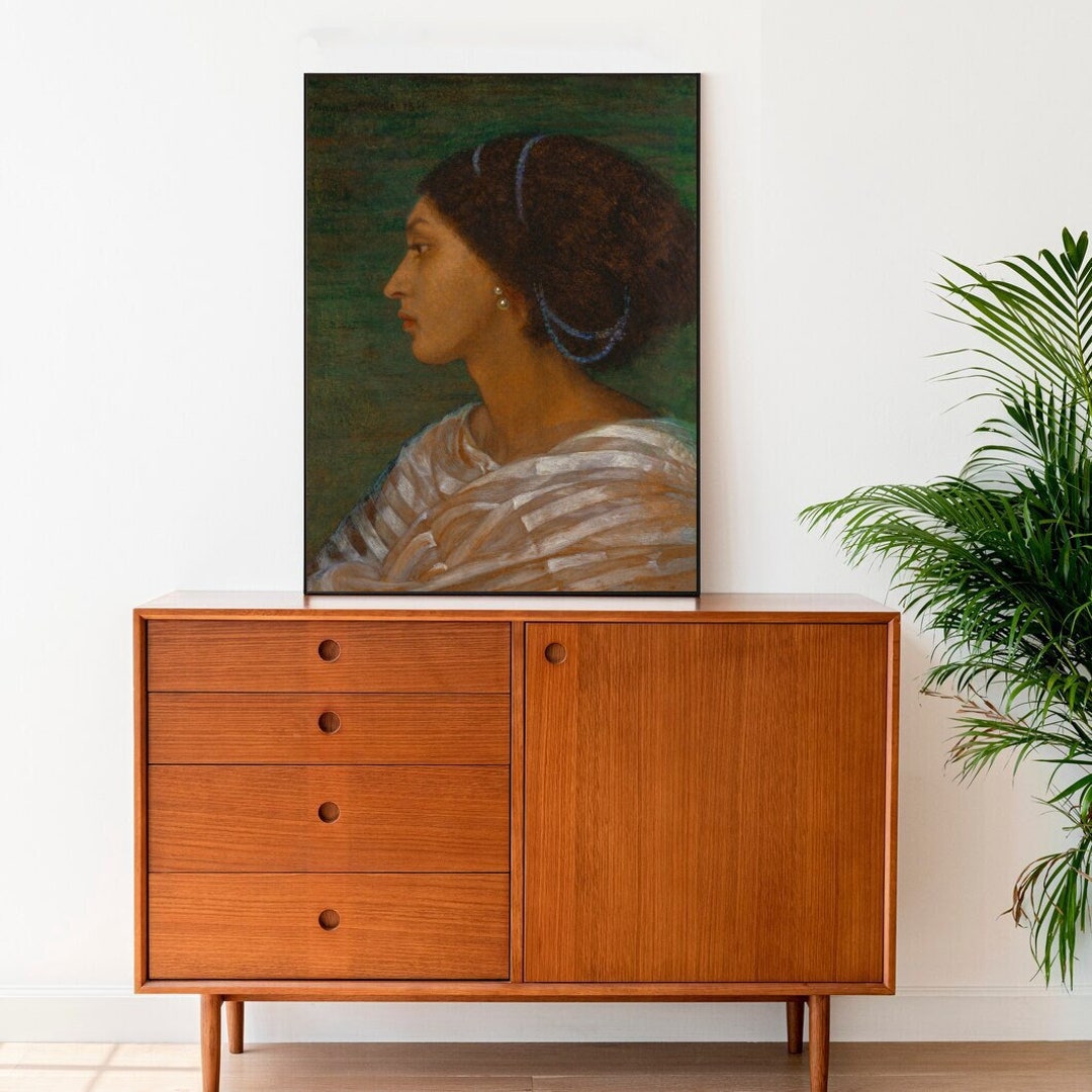 Elegant Black Woman Download Wall Art Print African American Wall Art ...