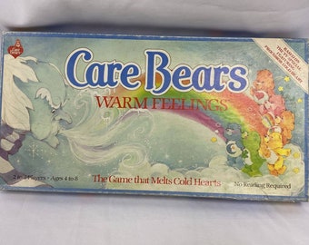 Vintage 1984 Care Bears Warm Feelings Board Game Parker Brothers Complete