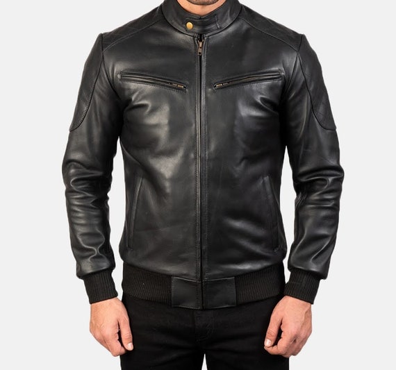 New Style Leather Fashion Jacket for Men | Etsy