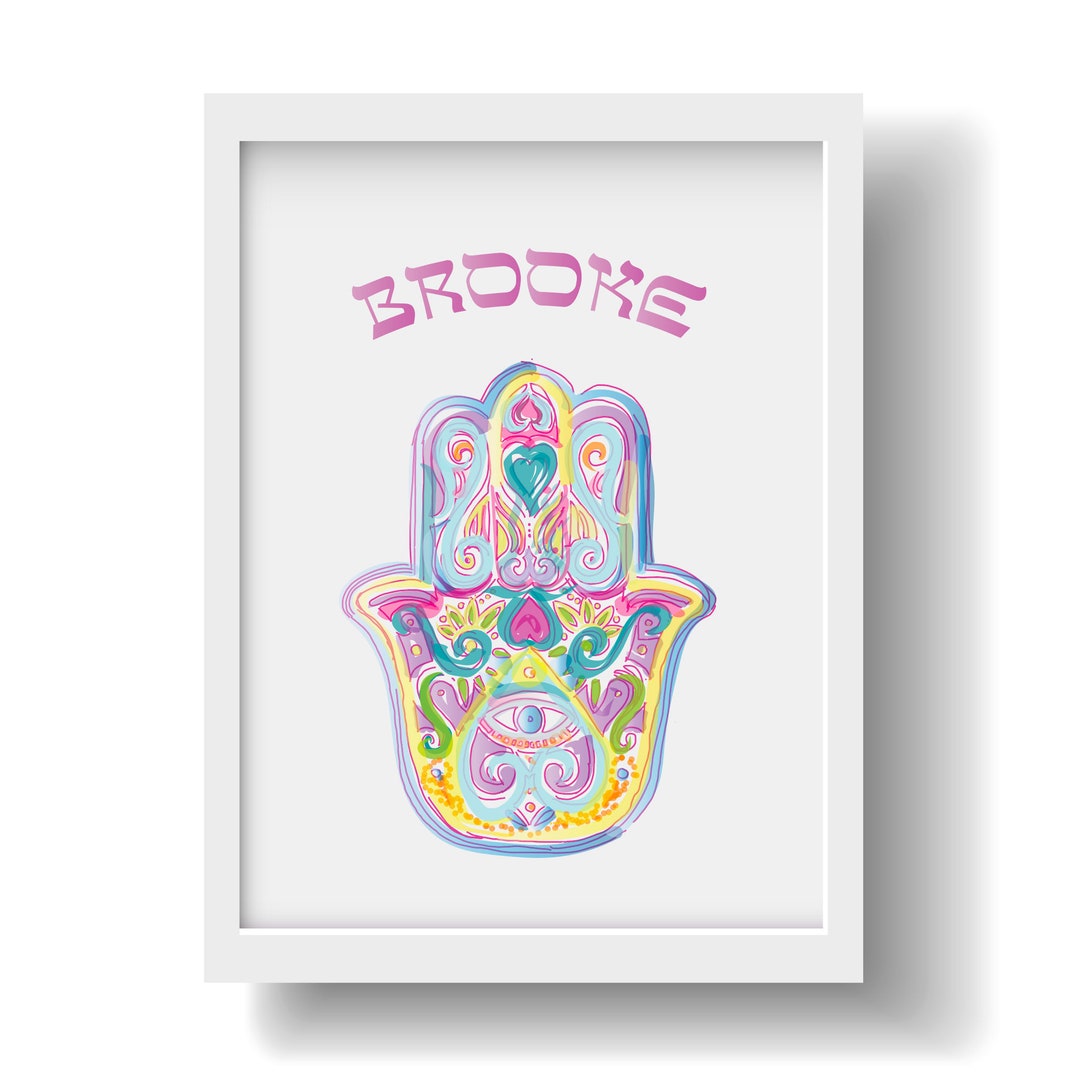 PERSONALIZED HAMSA Printable Download Great Last Minute Gift. Perfect ...