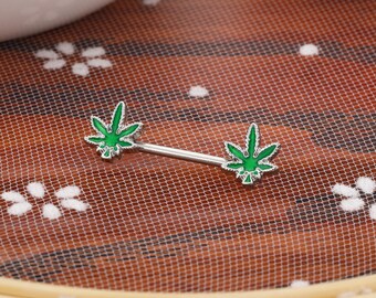 Tepel Earring-chirurgisch stalen tepel barbell 14g, lichaam sieraden tepel