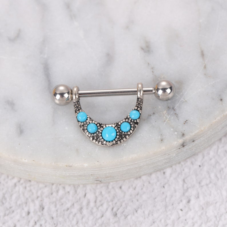 Nipple Piercing Nipple Barbell Surgical Steel Straight Etsy