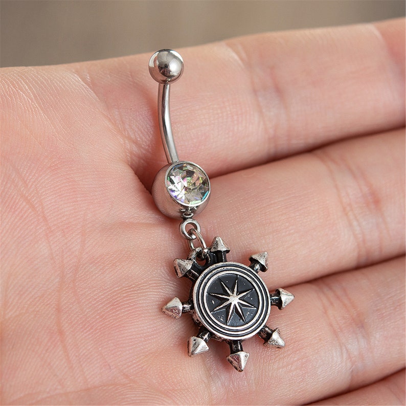 Lucky Star Belly Button Jewelry Belly Ring Navel Piercing Etsy