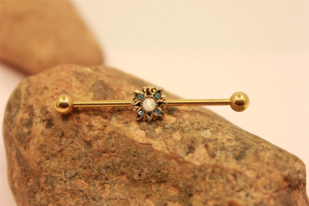 Industrial Piercing Earring. Industrial Barbell Industrial Etsy