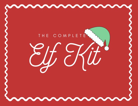 The Complete Elf Kit Elf Activity Christmas Kit