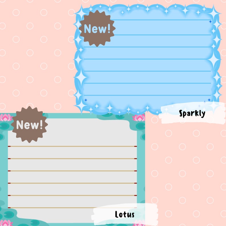 Animal Crossing Stationary Set | Etsy
