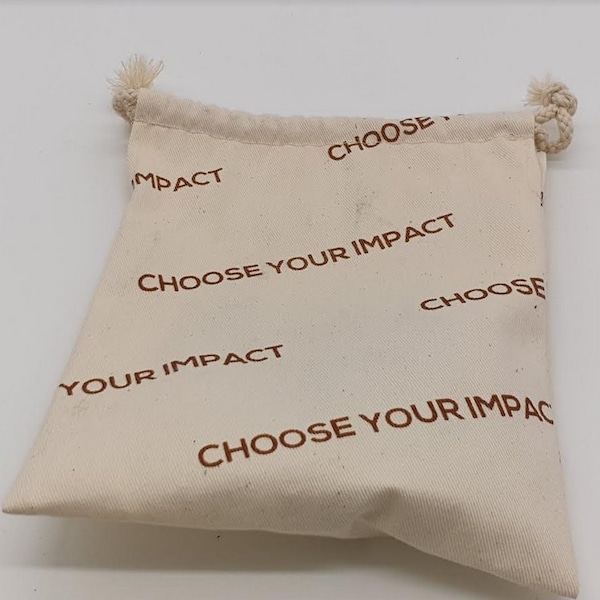 Sac cadeau en toile de jute textile | Choisissez votre sac cadeau Impact