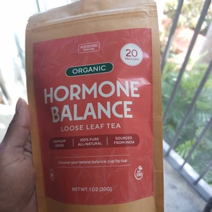 Hormone Balance Tea - Organic Herbal Blend for Inner Harmony, Caffeine-Free, Loose Leaf Wellness Tea, with Fenugreek, Spearmint, Ashwagandha
