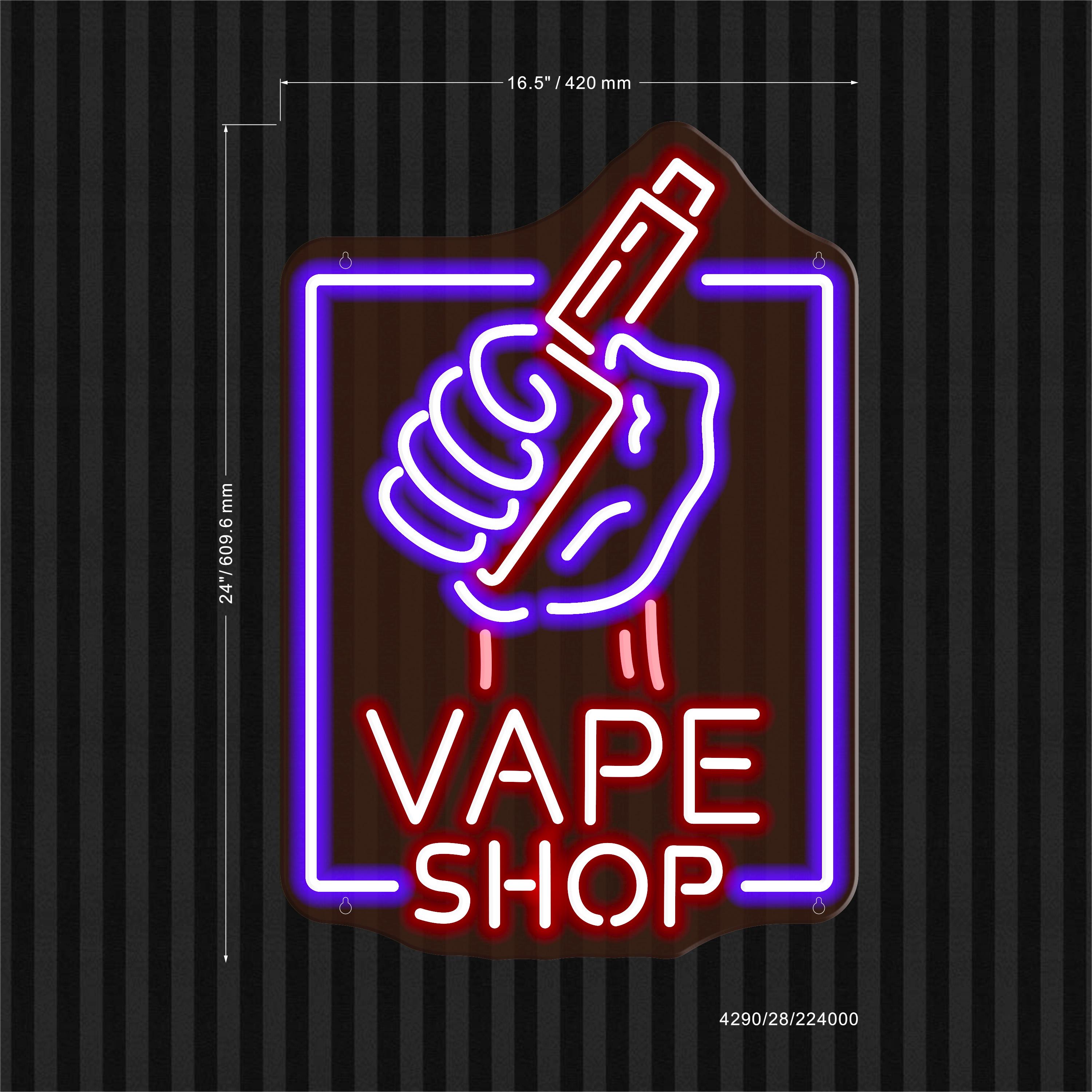 Vape Shop Holding Hand Display Ultra-bright LED Sign With Remote  (neon-style, LED Technology) - Etsy