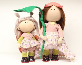 Handmade Textile Doll, for girls, tilda, fabric doll,Tilda doll