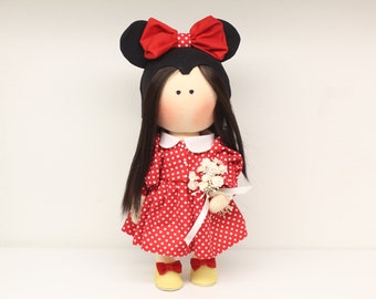 ZAZA Handmade fabric doll,Textile doll