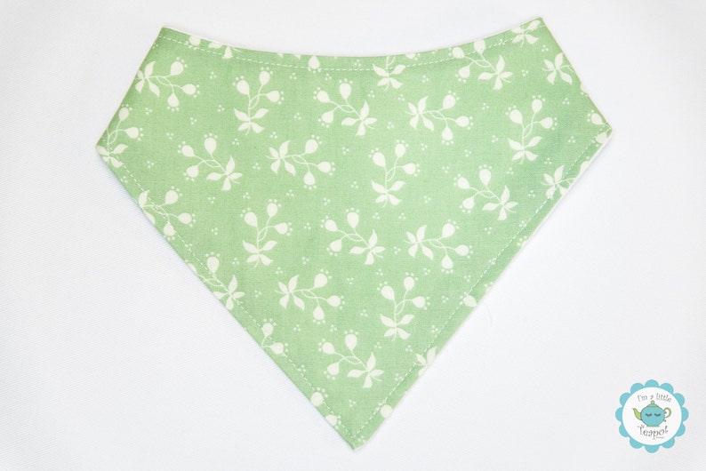 wooden teether Baby bib,shower gift,baby gift Sage green bib Baby bandana bib
