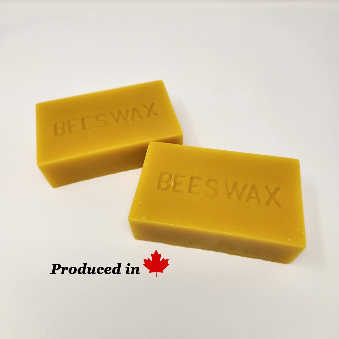 100 Pure Canadian Beeswax 2 1 Lb Blocks 2 Lbs Total Etsy