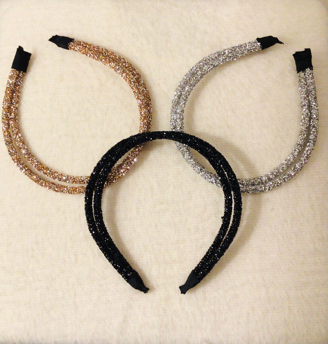 Sparkle headband Glitter headband trendy headband Etsy