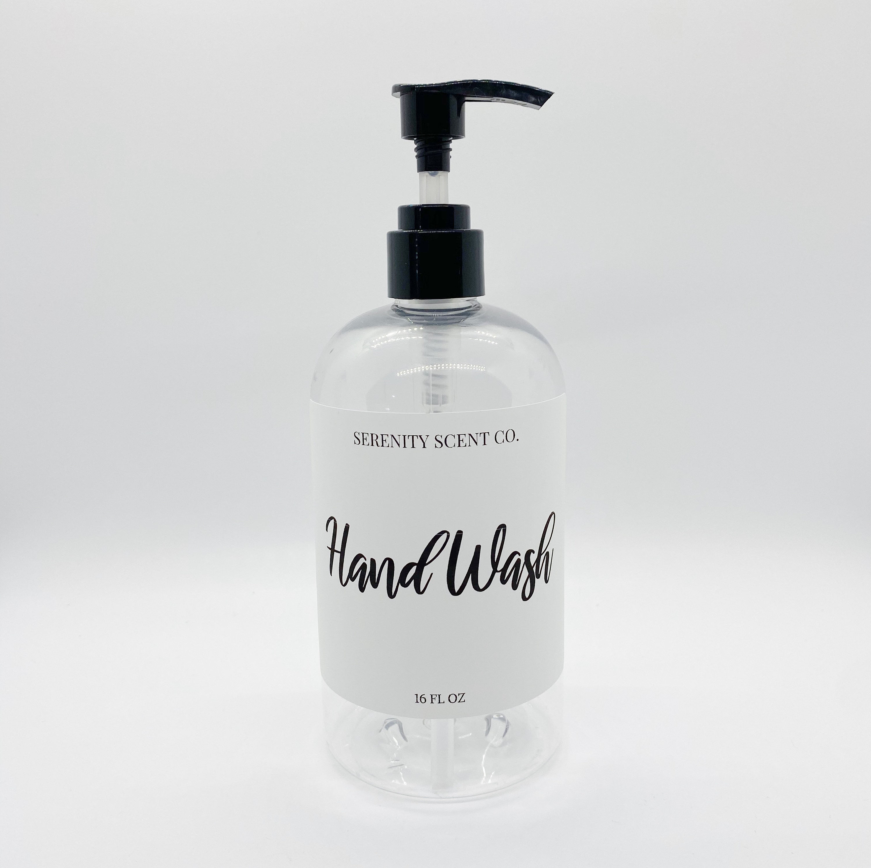 Hand Wash Dispenser Hand Wash Dispenser Clear 16 oz Plastic Etsy