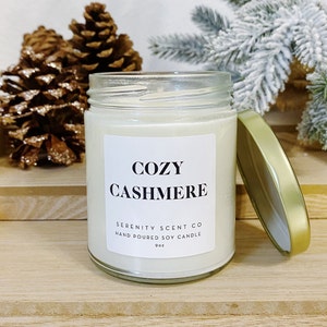 Cozy Cashmere Candle | Christmas Candle | Holiday Candle | Winter Candles | Holiday Decor